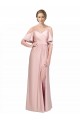 Off the Shoulder Cold Shoulder Low Back Long Prom Dress Canada Supplier