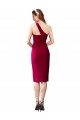 Black One Shoulder Sleeveless Cocktail Length Prom Dress Canada Supplier
