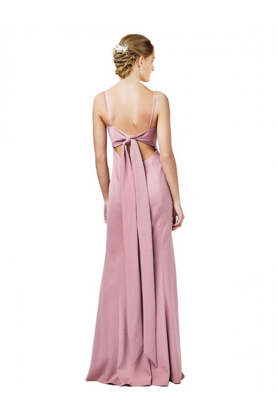 Black Square Neck Sleeveless Open Back Long Prom Dresses Canada Supplier