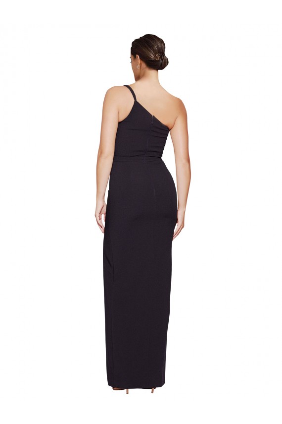Black Strapless Sleeveless Long Bridal Party Dress Canada Supplier