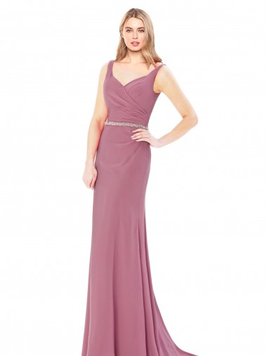 High Neck Sleeveless Low Back Long Prom Dress Canada Supplier