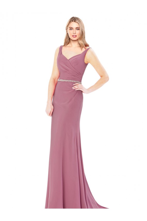 High Neck Sleeveless Low Back Long Prom Dress Canada Supplier