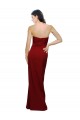 Burgundy Sweetheart Sleeveless Low Back Long Evening Prom Gowns Canada Supplier
