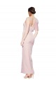 Pink Sweetheart Sleeveless Low Back Long Prom Dresses Canada Supplier