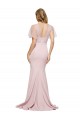 Mauve Sweetheart Short Sleeves Low Back Long Prom Dress Canada Supplier