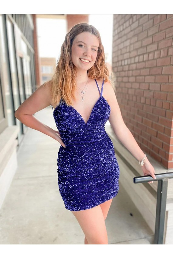V-Neck Sleeveless Short Homecoming Prom Dress Canada Supplier