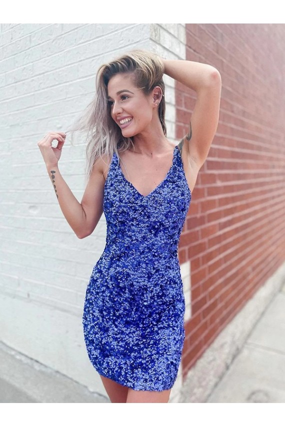 V-Neck Sleeveless Short Prom Dress Canada Supplier