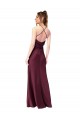Black V-Neck Sleeveless Criss Cross Back Long Prom Dress Canada Supplier