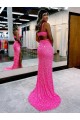 V-Neck Sleeveless Long Sweep Train Prom Party Dress Canada Supplier