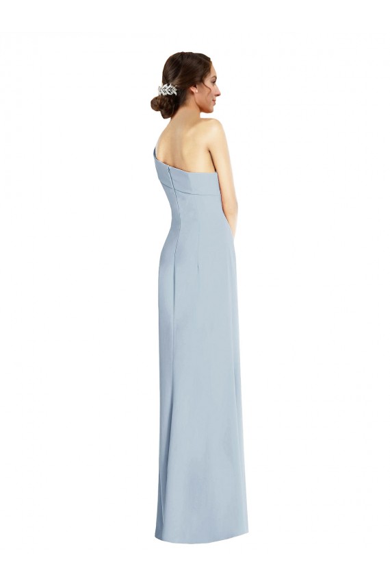 Light Sky Blue Off the Shoulder Sleeveless Long Evening Prom Gowns Canada Supplier