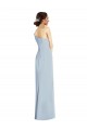 Light Sky Blue Off the Shoulder Sleeveless Long Evening Prom Gowns Canada Supplier