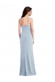Light Sky Blue Spaghetti Straps Sleeveless Long Prom Dresses Canada Supplier