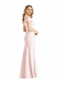 Pink V-Neck Sleeveless Long Sexy Prom Dress Canada Supplier