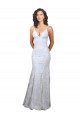 White High Neck Sleeveless Backless Long Prom Dress Canada Supplier
